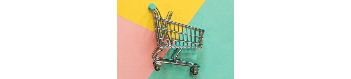 An empty shopping cart waiting for a custom cart coin.