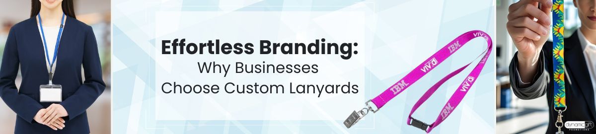 Custom lanyards worn by professionals for events and business ID solutions in Canada.