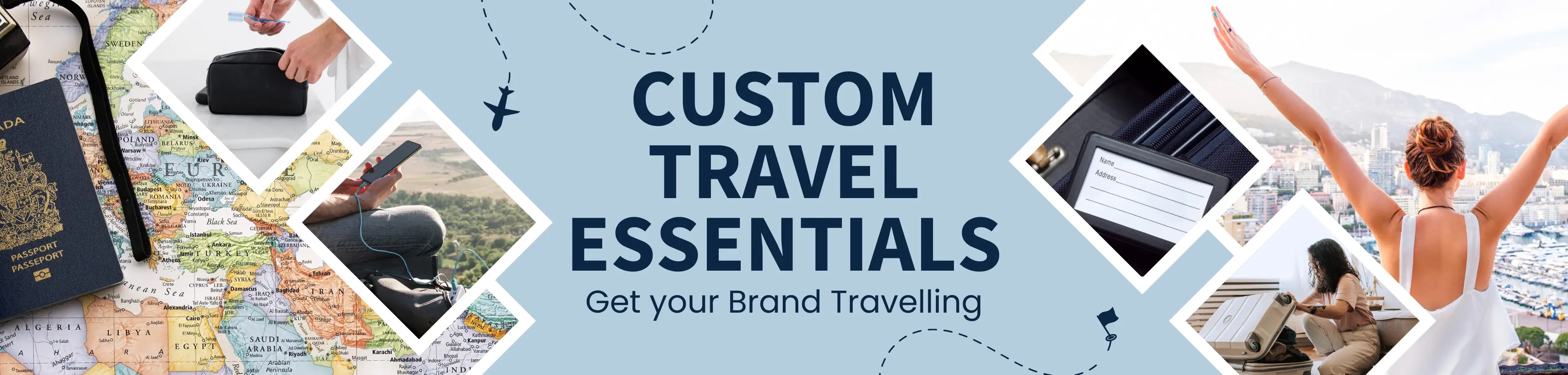 Custom Travel Accessories - Promote your brand potential and go global!