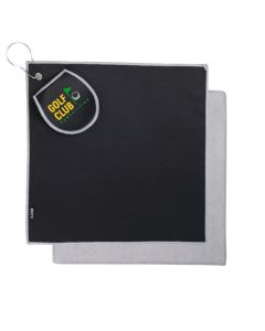 Recycled Golf Towel With Ball Cleaning Pouch