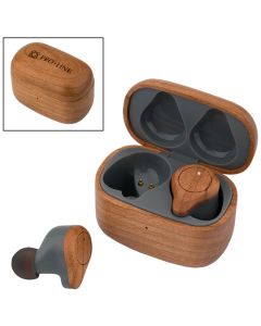 Cherry Wood TWS Wireless Earbuds