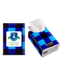 Mini Tissue Packet (Buffalo Plaid)