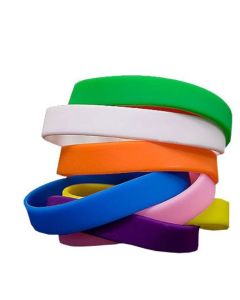 Overnight Plain Wristbands In Stock