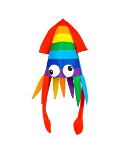 Rainbow Squid Headwear