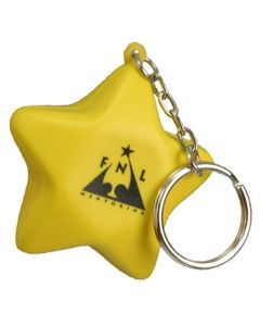 Star Stress Reliever Keychain