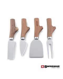 Swissmar Acacia Handle Cheese Knife Set (4pc)