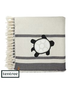 Organic Cotton Ocean Breeze Throw