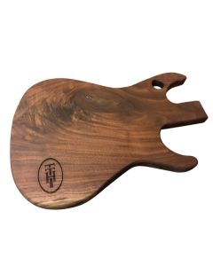 Walnut Guitar Charcuterie Board