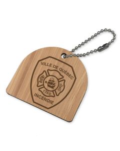 Custom Shape Thick Wood Key Tags (2" x 2")