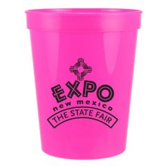 16oz Plastic Stadium Cup