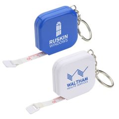 Square Tape Measure & Key Chain (5ft)