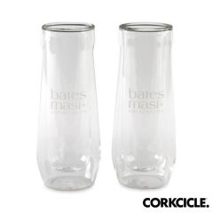 Corkcicle Flute Glass Gift Set