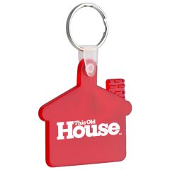 House Shaped Soft Keytag