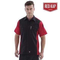 Red Kap Short Sleeve Woven Crew Shirt