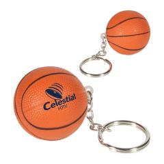 Basketball Stress Reliever Key Chain