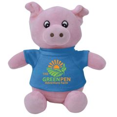 Parker Pig 6" Plush (Tee)