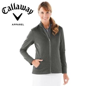 Callaway Waffle Fleece Ladies Full Zip Jacket