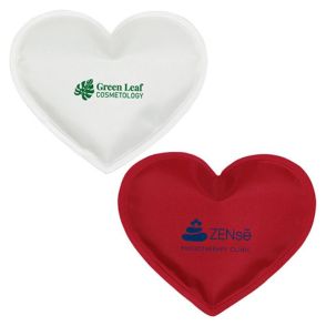 Heart Shaped Nylon-Covered Hot/Cold Pack