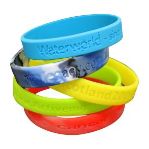 Embossed or Debossed Wristbands