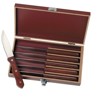 Manchurian Ash 6pc Steak Knife Set