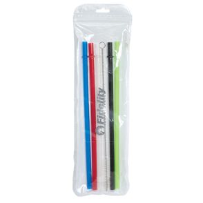 Ozone 9" Reusable Straws with Brush