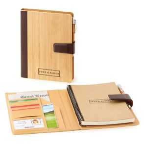 Refillable Bamboo Journal