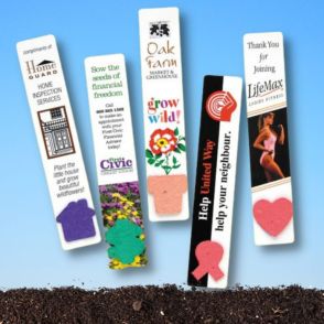 Seeded Paper Bookmark