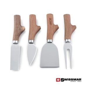 Swissmar Acacia Handle Cheese Knife Set (4pc)