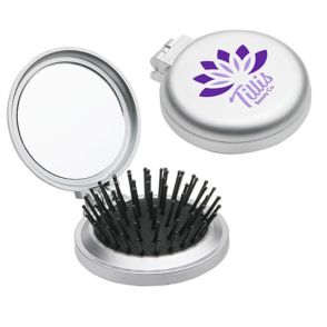 Travel Brush & Mirror